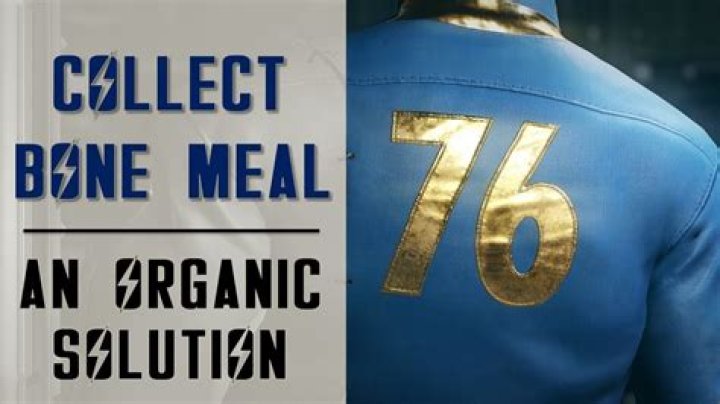 Fallout 76 Collect Bone Meal for An Organic Solution