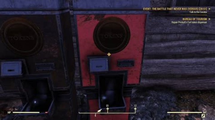 Fallout 76: How to Repair Prickett’s Fort Token Dispenser