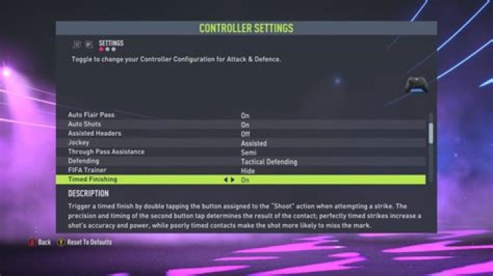 FIFA 22: How to Turn Off Timed Finishing