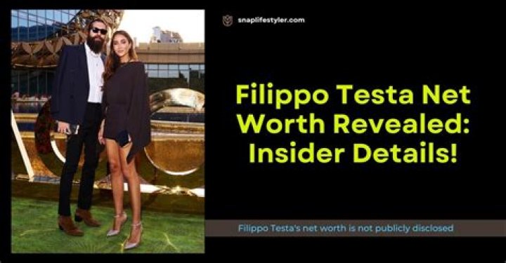 Filippo Testa's Net Worth: Unlocking The Secrets Of A Fashion Empire
