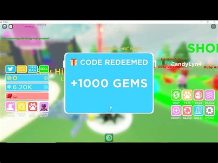 Free Gems, Pets, and more