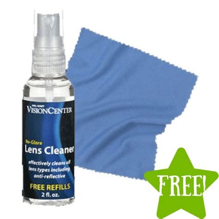 	Free lens cloth and eyeglass cleaner at Walmart	