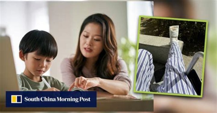 Frustrated China mother has meltdown while helping son with homework, wants to kick someone, hits wall and breaks toe