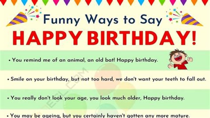 Funny Happy Birthday Song Words: Make Your Celebration Unforgettable