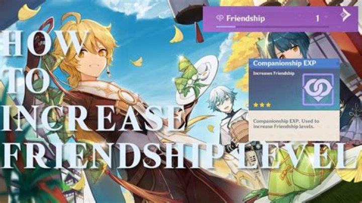 Genshin Impact Friendship Levels