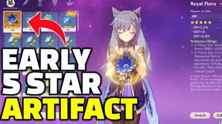 Genshin Impact: How to Get 5 Star Artifacts