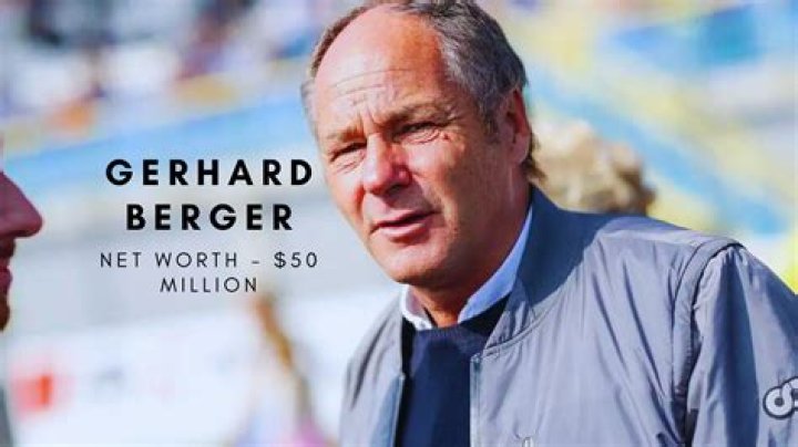 Gerhard Berger Vermögen