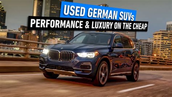 German SUVs That are The Coolest