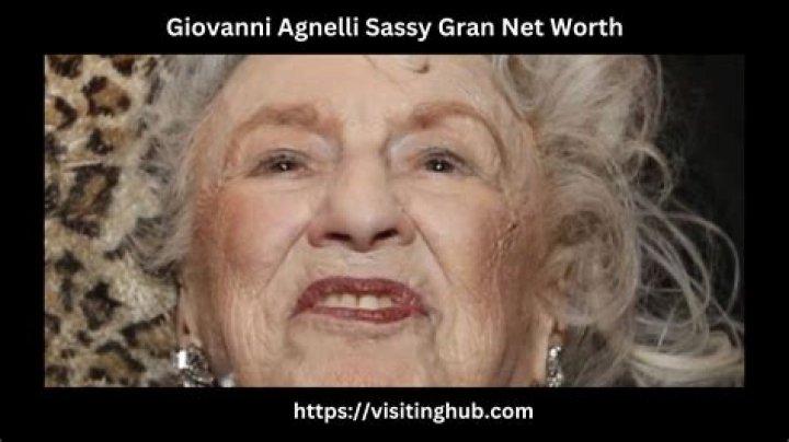 Giovanni Agnelli Sassy Gran Net Worth 2024