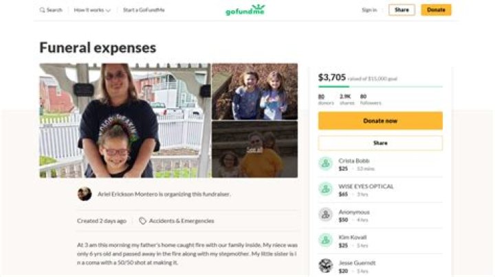 GoFundMe created to help family with funeral expenses after house fire claimed 3 lives