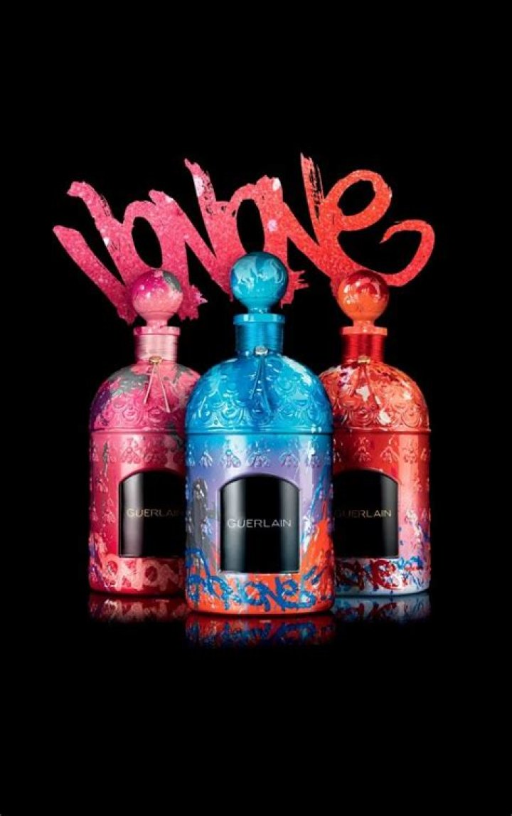 Guerlain x JonOne Bee Bottle perfume, at HK$87,000 per litre, features street art