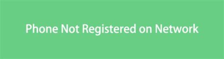 help... not registered on network