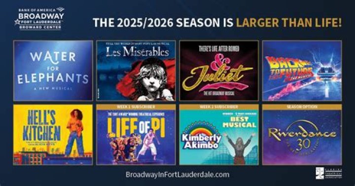 	Here’s every Broadway musical playing the Broward Center in 2021-2022	