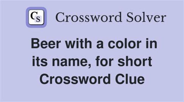 Hoppy Beers, For Short - Crossword Clue
