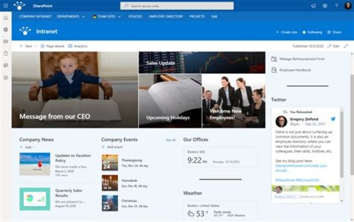 How can I build an intranet for file sharing?