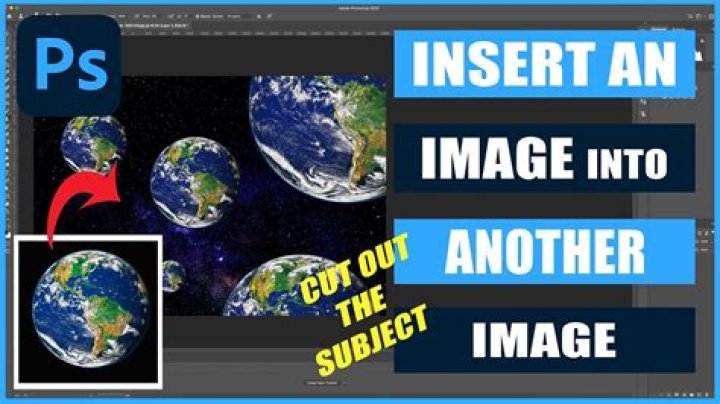 How can I insert an image into another image's background?