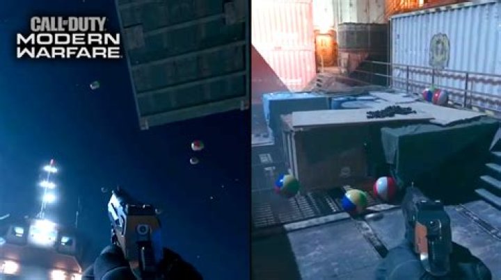 How to activate new raining beach balls easter egg in Modern Warfare