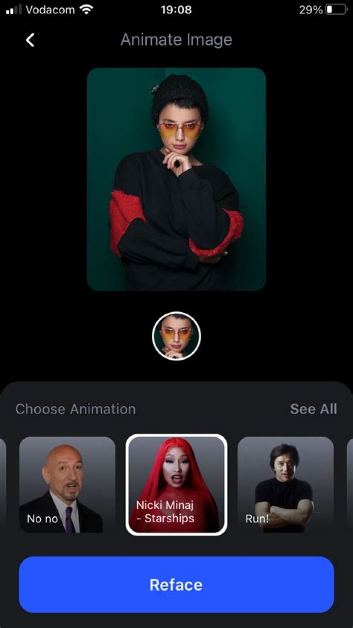 How to Animate Photos With Your Own Face Using the Reface App