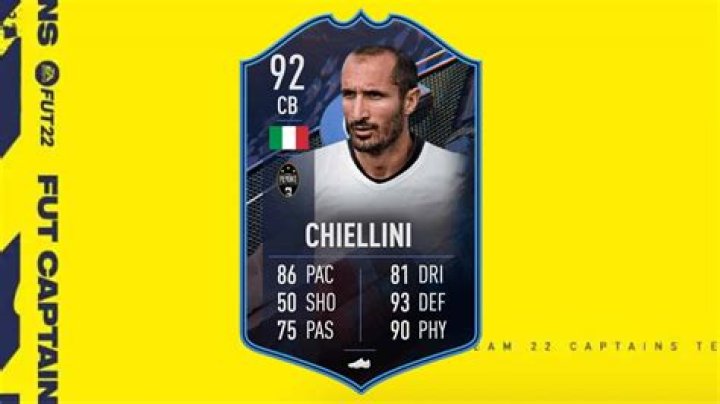 How to complete FIFA 22 Chiellini SBC: FUT Captains special card