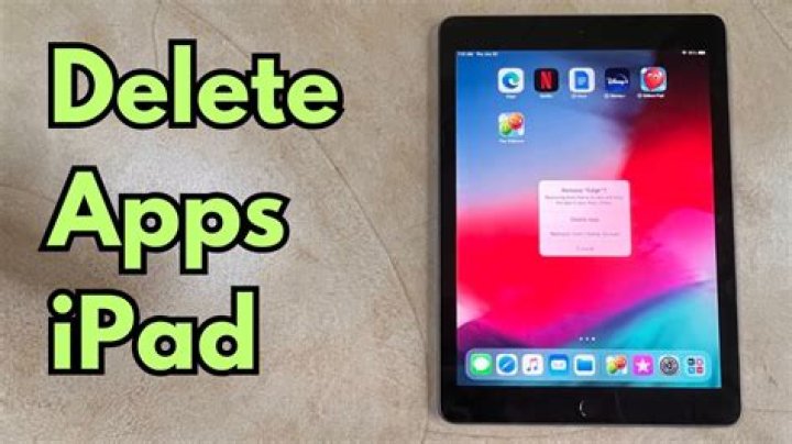 	How to delete apps on iPad	