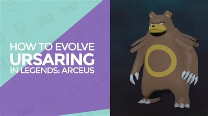 How to Evolve Ursaring in Pokemon Legends Arceus