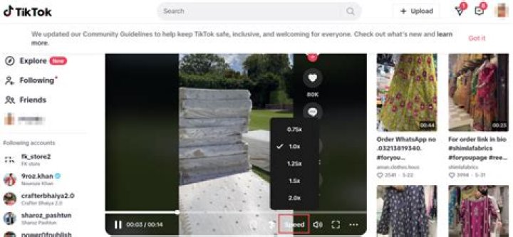 How to fast forward on TikTok