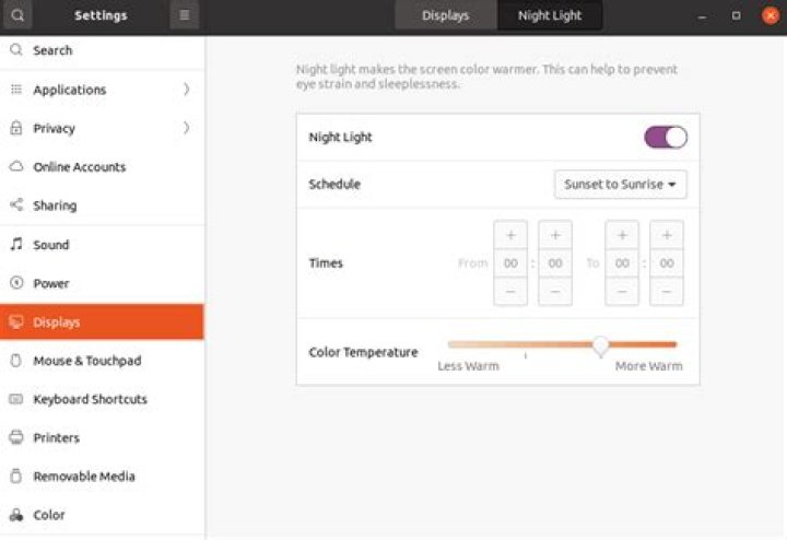 How to Filter or Disable Blue Light on Ubuntu