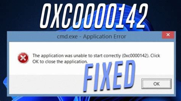 How to Fix Error 0xc0000142 in Windows 11/10