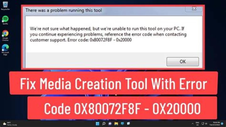 How to Fix the Error Code 0x80072f8f