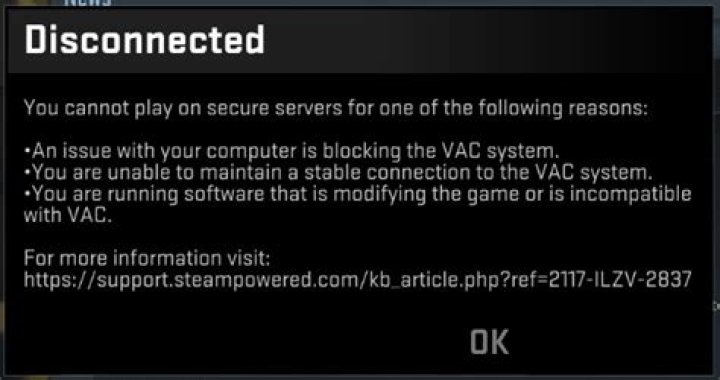 How to fix VAC authentication errors in CSGO