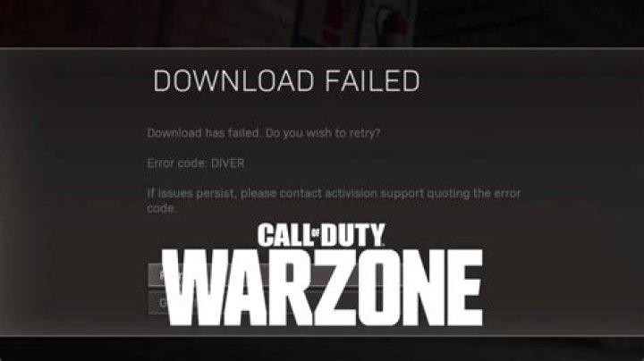 How to fix Warzone's diver error 6 code
