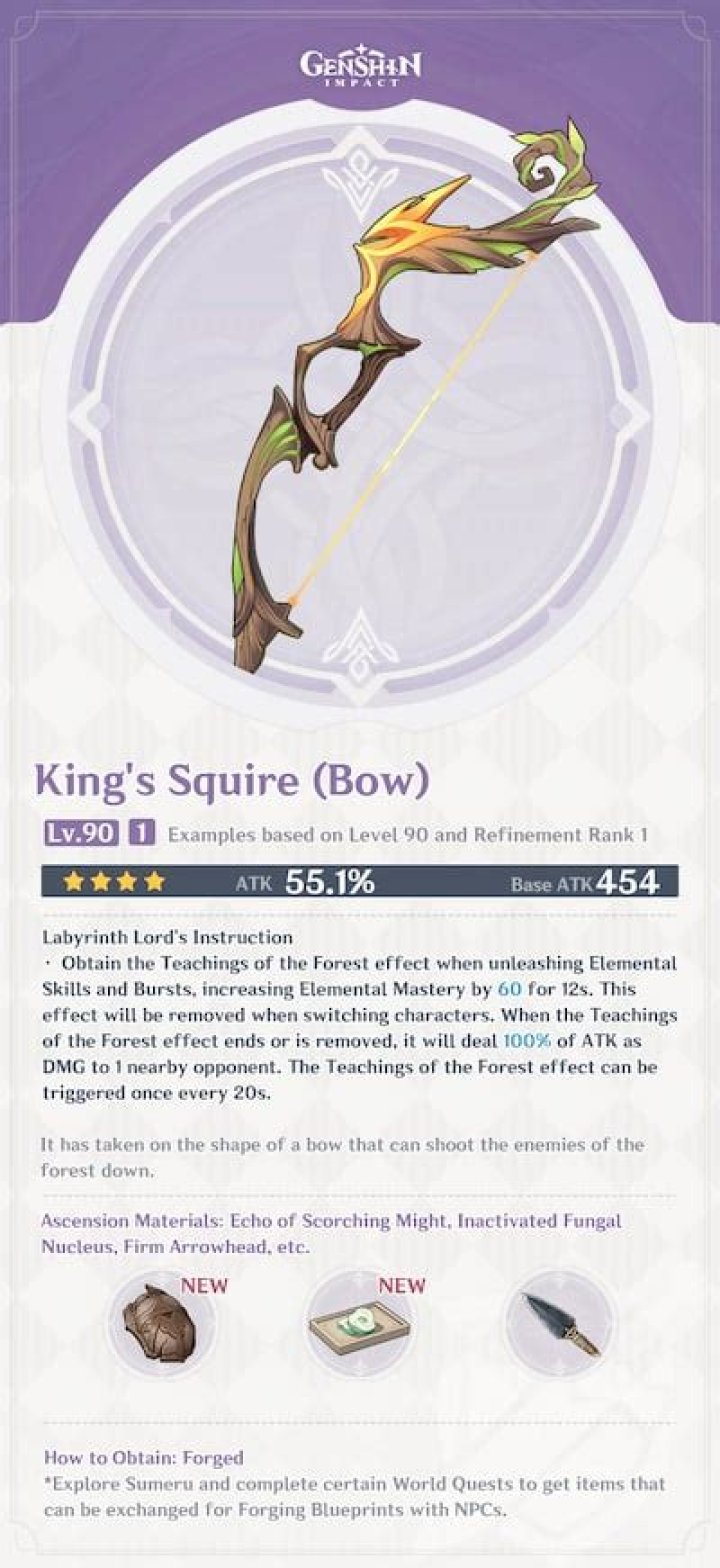 How to get King's Squire