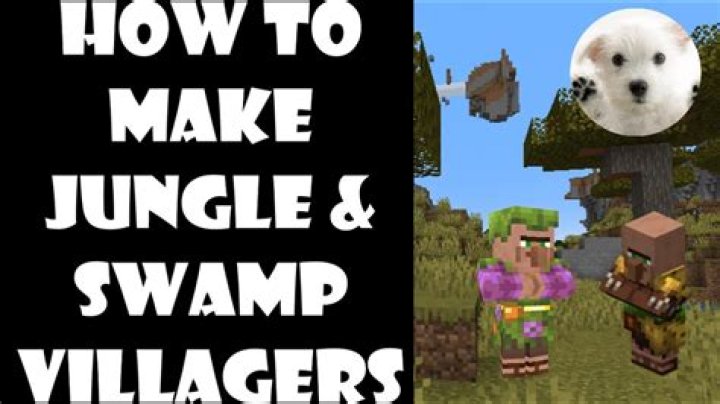 How to get swamp villagers in Minecraft