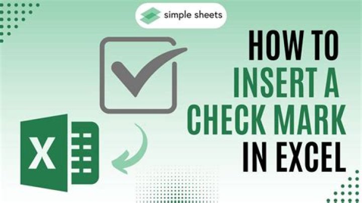 How to Insert a Check Mark in Excel: 5 Methods