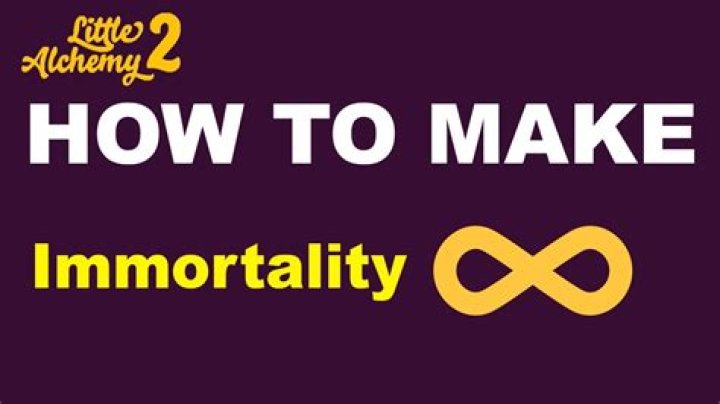 How To Make Immortality in Little Alchemy 2
