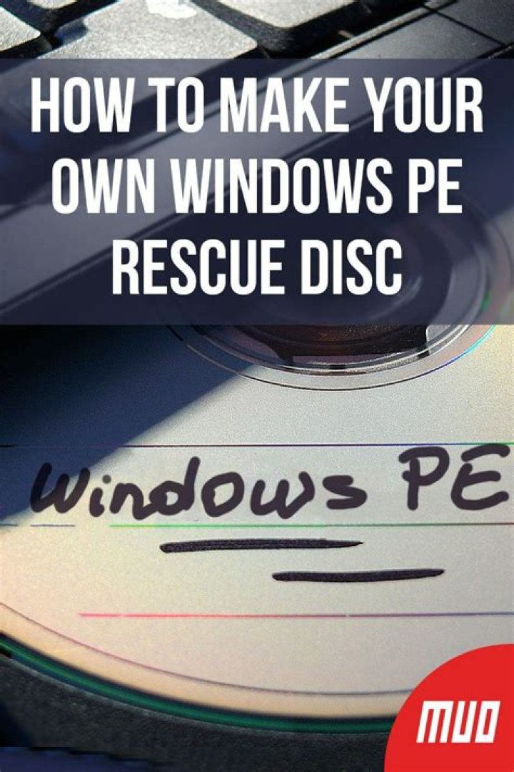 How to Make Your Own Windows PE Rescue Disc (And Keep Your PC Safe)