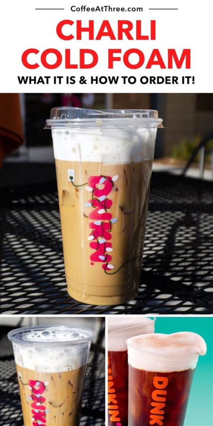 How to order Charli D'Amelio's new Dunkin' Donuts drink with Sweet Cold Foam