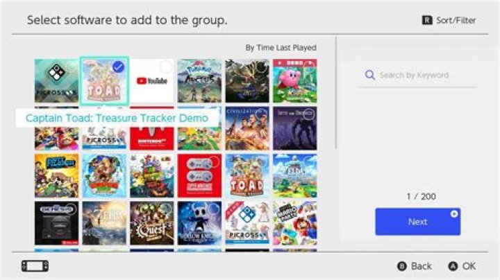 How to Organize Nintendo Switch Games Into Groups