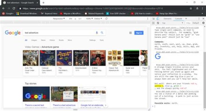 How to Play Google's Secret Text Adventure Game