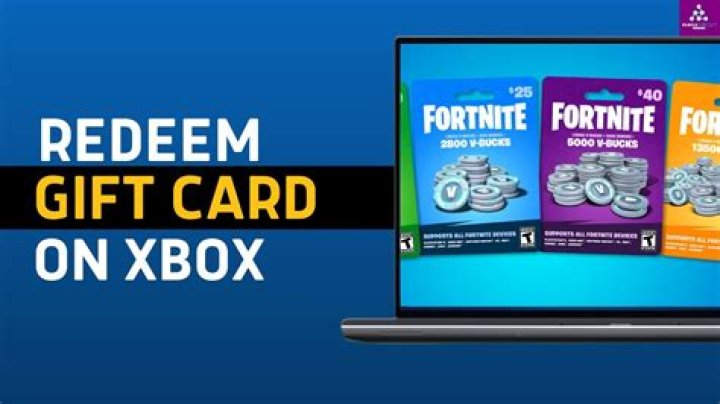 How to Redeem Fortnite Gift Card on Xbox