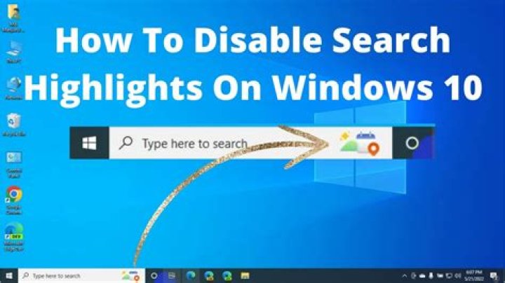 How to Remove Search Highlights in Windows 10