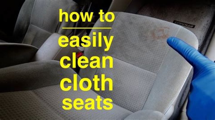 	How to remove stains from car seats	