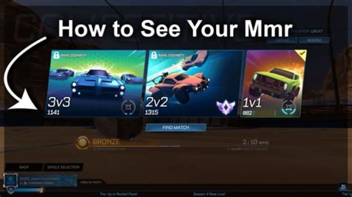 How to See MMR in Rocket League