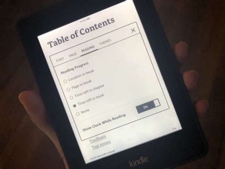How to Show Reading Progress on Your Kindle