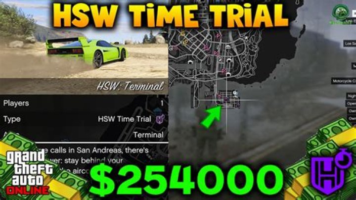 How to start a Time Trial in GTA Online