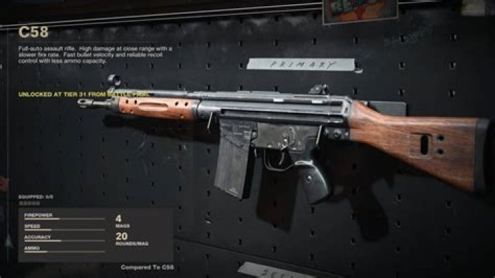 How to unlock C58 Assault Rifle in Warzone & Cold War