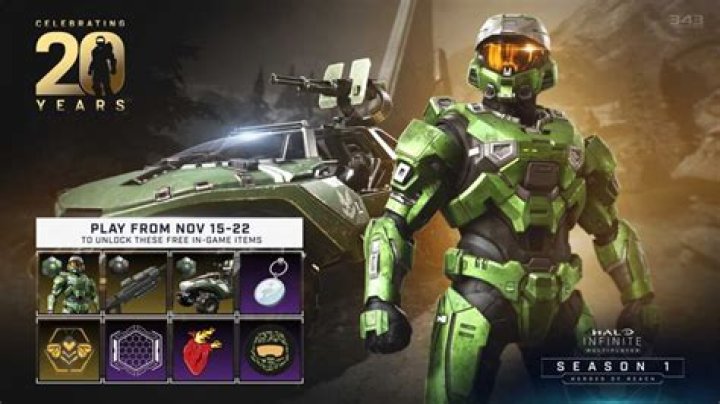 How to unlock Halo Infinite 20th Anniversary rewards