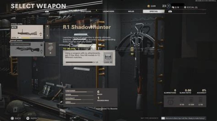 How to unlock R1 Shadowhunter Crossbow in Warzone & Black Ops Cold War