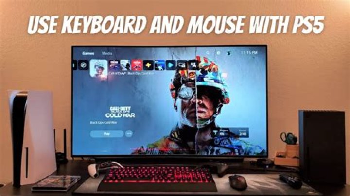 How to Use a Keyboard and Mouse With Your PS5