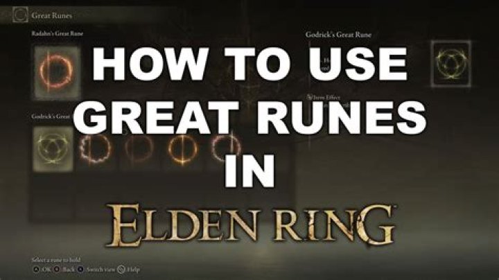 How to Use Great Runes in Elden Ring